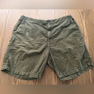 Flint and Tinder Olive Men's Flat Front Shorts XXL